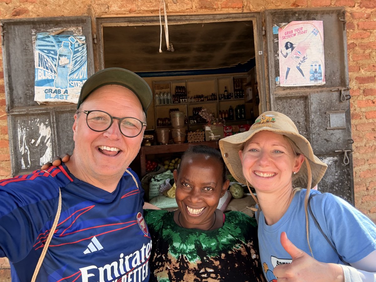 Emily at her shop in Buhoma