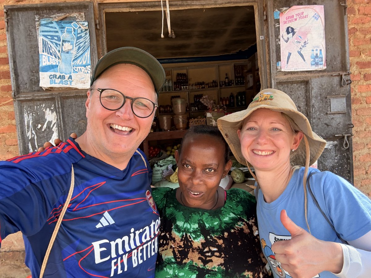 Emily in Buhoma village