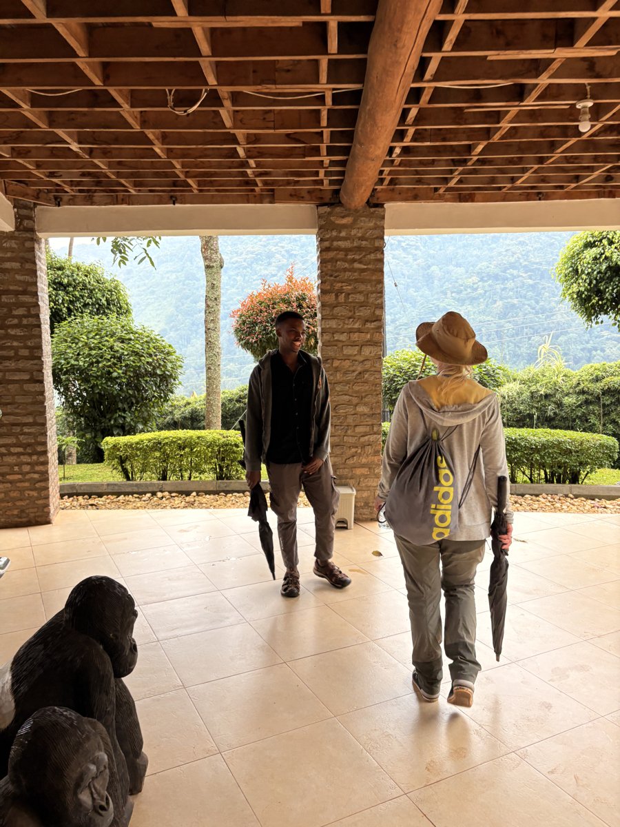 Prosper at Gorilla Bluff Lodge in Buhoma